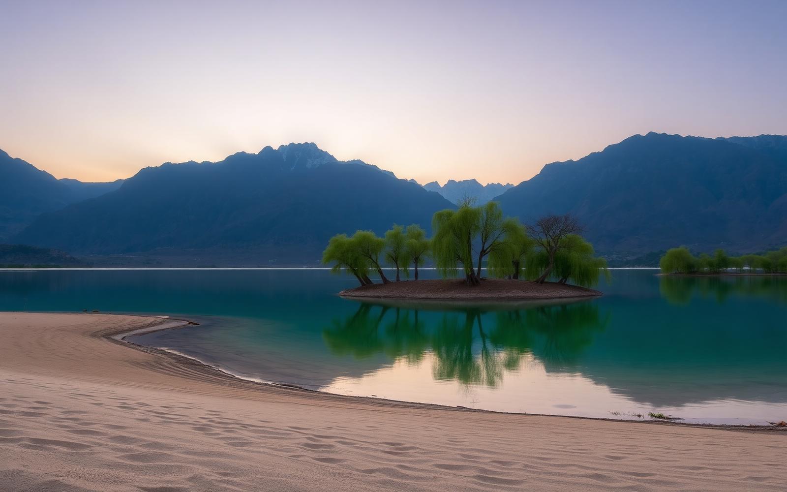 Blind Lake (Kachura) in Skardu, Gilgit-Baltistan