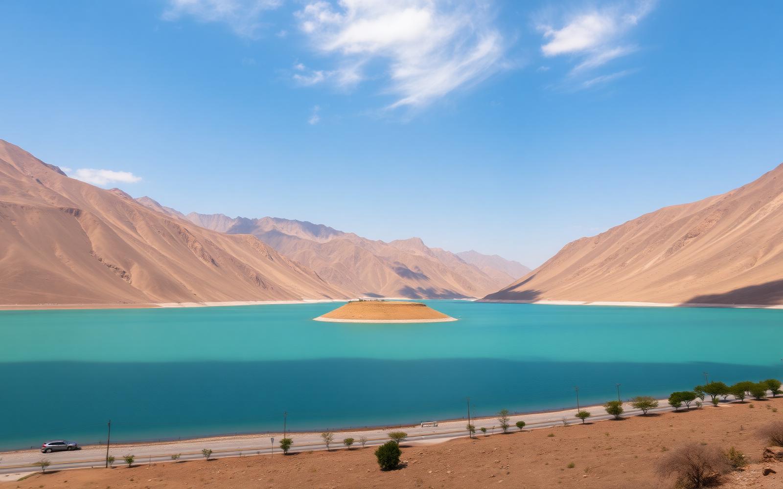 Satpara Lake in Skardu, Gilgit-Baltistan